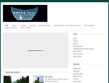 Tablet Screenshot of broadtailflyfishing.com